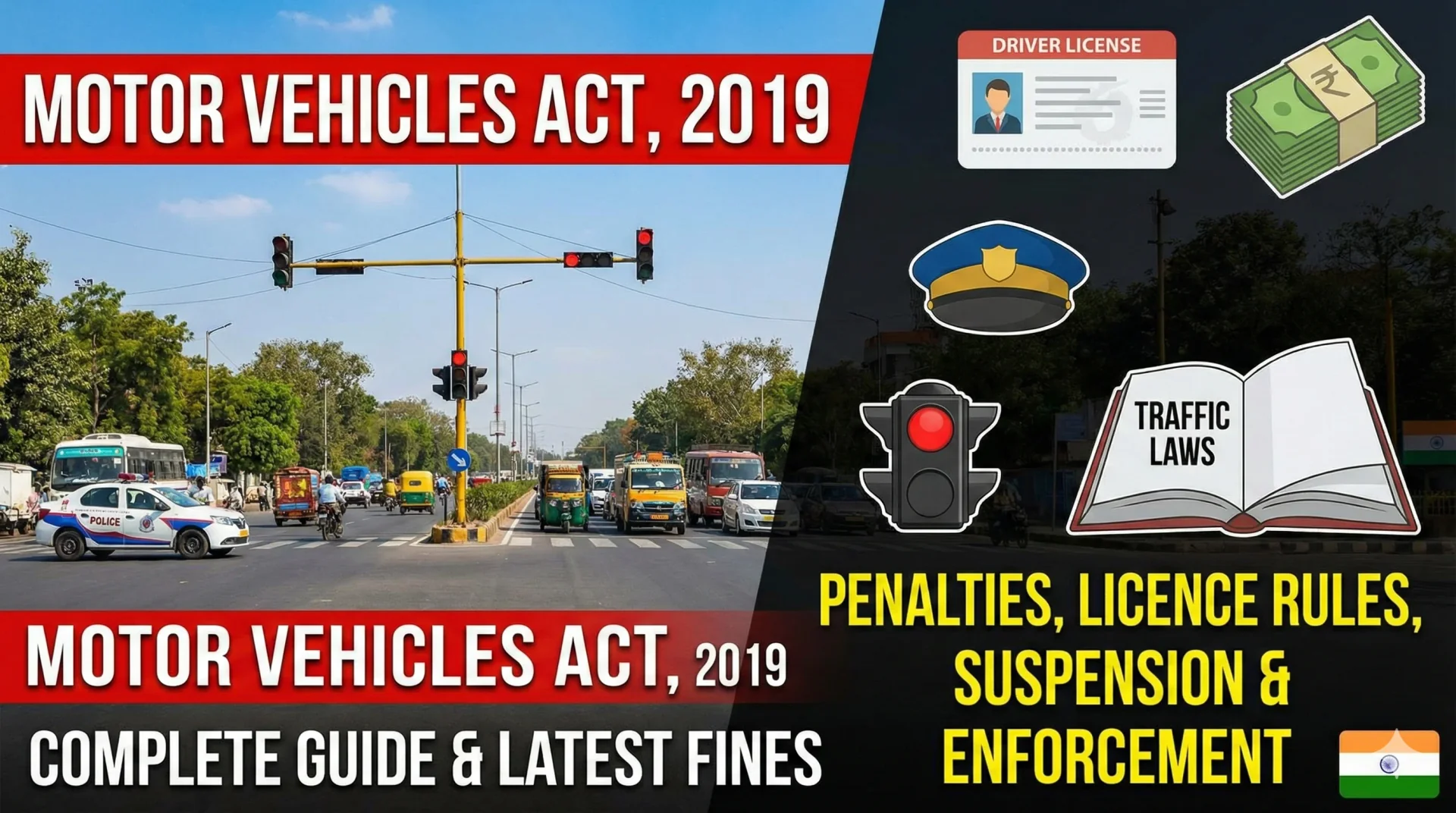 Motor Vehicles Act, 2019 - Traffic Laws & Penalties in India